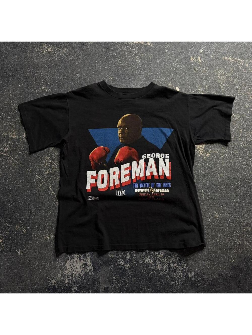 Vintage 90’s Salem George Foreman Boxing Tee